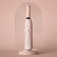 오는 남녀공용 자동 완전 인 우산 접이식 맑은 우산 12 대형 방풍 뼈와 파라솔 강력 비 쉐이드