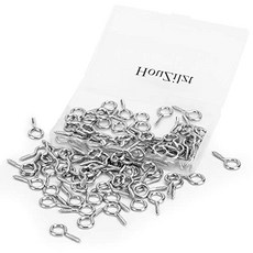 HouZiLzt 1 inch Screw Eye 100pcs Eye Screws Self Tapping Screw Hook Ring Screw Eyebolt Assortment for Your Everyday Needs, 본상품