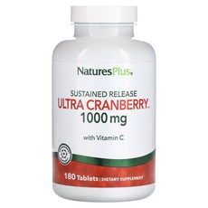 네이처스플러스 서방형 울트라 크랜베리 1000mg 180타블렛, 180정, 1개