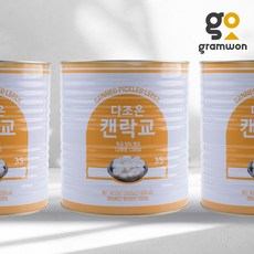 다조은락교 3S 3kgX6팩 이엔 일식 락교 대용량 업소용 반찬, 다조은락교 3S 박스 (3kgX6팩), 3kg, 6개