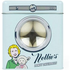 넬리 양모볼 건조기 울 드라이어 볼 4개 1팩 Nellie's Lamby Dryerballs, 1개