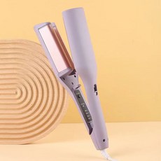 메이원 음이온 프렌치 고데기 물결고데기 웨이브 펌 고데기 온도 조절 가능 32mm, 퍼플