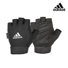 아디다스 에센셜 스트랩 피트니스 헬스장갑 (화이트), 화이트/M, 1개