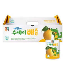 순수식품 어린이 수세미 배즙 100ml, 수세미 + 배 혼합맛, 30개