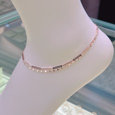  로이드 14K'18K 컷팅 두줄 체인 발찌 추천 [NC송파] 