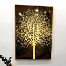 황금돈나무액자