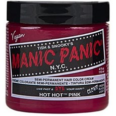 매닉 패닉 MANIC PANIC 헤어 컬러 118ml 핫 핫 핑크 헤어 컬러, 1, 단일옵션