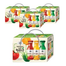 가야농장 행복음료 3종 선물세트, 180ml, 48개