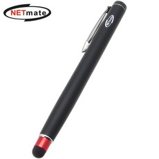 NETmate NMTP-ST02BK 클립타입 정전식 특허 터치펜(블랙)