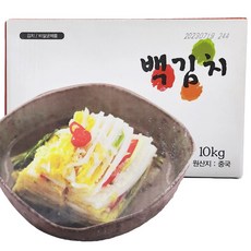 업소용백김치 10kg 중국산 백김치, 1개, 일반박스