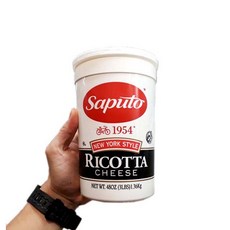 [코스트코]SAPUTO 뉴욕스타일 리코타 치즈 1.36kg RICOTA, 종이박스+아이스팩 포장