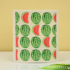 오렌지 과일 귀여운 스웨덴 주방 식기 섬유 접시 수건 냄새 작은, A.1Pcs, 1개