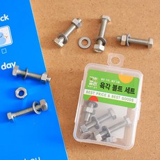 볼트너트 8p 육각볼트(30x6mm) 볼트너트세트 나사못, 8개