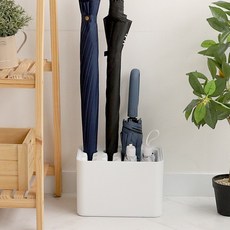 미니 우산통 사무실 현관 원룸 우산꽂이 정리함, 화이트, 1개