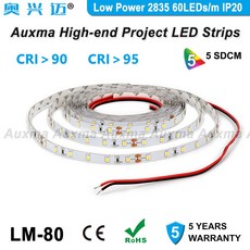 저 LOW 힘 2835 60 의 LED M LED STRIP CRI95 CRI90 IP20 DC12V 24 V 4 8 중량 용적 300 의, Natural White 4000K DC24V White PCB 4 8W per meter CRI95 5m per reel^+2100
