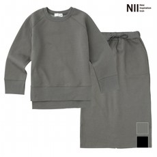 NII NII 여성 기모쭈리 SET-UP 스커트_NNYAXVS1216_K7D7