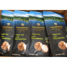 호주 해피넛 바닐라 마카다미아 통 마카다미아, 12개, 225g