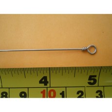  에기 키우라 삼봉 문어 낚시 태클 루어 100PCS입니다. 루프 스테인리스 샤프트 와이어 폼 .035 X 5 Make Spin 