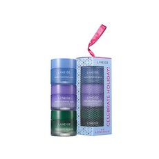 라네즈 [2020 홀리데이] 미니 슬리핑 마스크 세트 (25ml x3) 라네즈 워터슬리핑 립슬리핑 베리, 2020홀리데이 워터슬리핑3종셋트