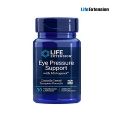 Life Extension 안압 서포트 with Mirtogenol 30캡슐, 단품, 단품
