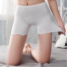 속바지 편안한 교복속바지 웨딩드레스속바지 3부 베이직핏 무봉제 여성속바지 화이트 여자속바지+BIZ!