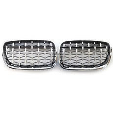 1 쌍 다이아몬드 유성 스타일 앞 범퍼 신장 그릴 레이싱 그릴 bmw e70 e71 e72 x5 x6 2007-2013 자동차 액세서리 교체, 유성은