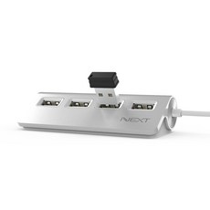 USB허브 4포트 맥북허브 연장 확장 연결 USB멀티포트 PC 노트북 컴퓨터 허브 NEXT-214UH
