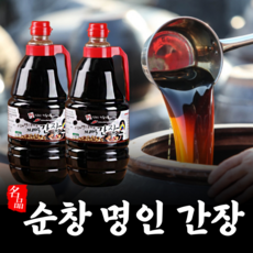 순창 명인 간장 조선간장 집간장 국산콩간장 한식간장 재래간장, 1.8L, 1개