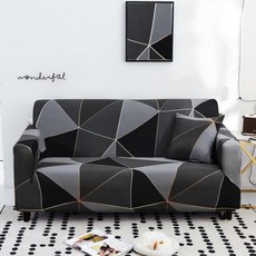 스트레치 소파 커버 슬립 커버 탄성 모든 것을 포함하는 소파 케이스 다양한 모양 소파 Loveseat 의자 L 스타일 소파 케이스, [02] M (145-185cm) 1 pc, colour32+M (145-185cm) 1 pc
