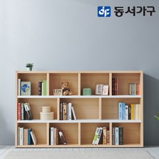 동서가구 피츠 댄디 2000 와이드오픈책장 PAC036, 메이플화이트