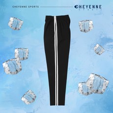 [샤이안스포츠] [쿨링] 블랙 흰색 2선 쿨링바지 학교 체육복 바지 트레이닝복 이안 스포츠 블랙흰색2선 쿨링바지