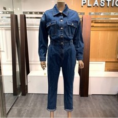 DB_ 플라스틱아일랜드 데님 점프슈트 PL3DP961