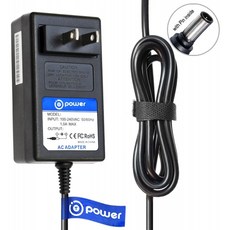 T POWER 12V (6.6ft) AC Dc 어댑터 충전기 Toshiba 휴대용 DVD 플레이어와 호환 가능 MEDC01AX SD-KP19SN SD-P1000 SD-P101SKN, 단일옵션