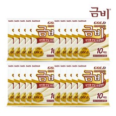 금비 성인용 안심 위생매트 골드 펄프 10매X20팩/1BOX, 20개