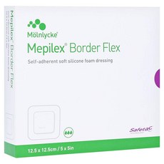 메피렉스 보더플렉스 12..5 x 12.5 cm(10장) [대리점직영 광고심의필 정품확인] Mepilex 욕창 궤양 수술후 상처 화상 진물 상처관리 병원용 전문제품 재생밴드, 1개