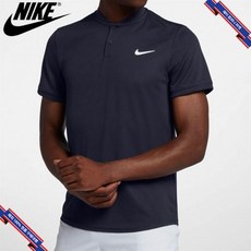 [미국정품] 275283 나이키 테니스 티셔츠 남성 Nike Court Dry Blade Polo - Obsidian/White