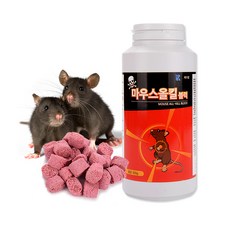 방역나라 쥐약 마우스올킬블럭 500g + 용기10개, 1개