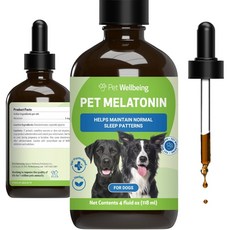 Pet Wellbeing 강아지 멜라토 4온스 118ml, 옵션1, 1개