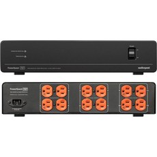 AudioQuest 12개의 AC 콘센트 2m 탈착식 전원 케이블 2RU 랙 이어가 있는 PowerQuest 707 고성능 파워 컨디셔너. TV AV 수신기 Xbox 플레이스테