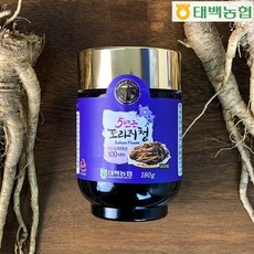 태백농협 5년근 명품 도라지청 180g, 단품, 1개