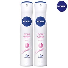 니베아 데오드란트 엑스트라화이트 스프레이 200ml X 2개