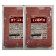 사조오양 불고기구이햄 1kg, 2개