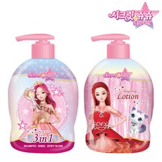 시크릿쥬쥬 별의여신 3in1 330ml+로션 330ml 1세트, 1set