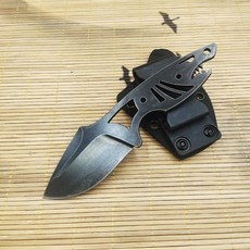 풀탱 내구성 440C 스틸 고정 블레이드 나이프 경량 미니 포켓 EDC 다목적 도구 Kydex 칼집 포함, 1개, 한개옵션1, 01 -