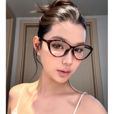 캣츠아이 안경 근시 여성용 프레임
