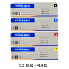 DODAMOA DODAM 호환토너 교체용 삼성 CLX 6220(CLT-K508L/C508L/M508L/Y508L) 4색1세트, 1개, 4색세트