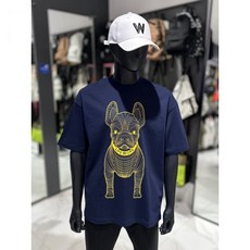 (라이프워크 공용) 빅라독 로고 반팔티셔츠 LW225TS990 27 NAVY (705770 )