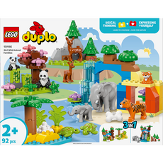 레고 듀플로 3 in 1 야생 동물 가족 10446, 혼합색상, 1개 혼합색상, 1개