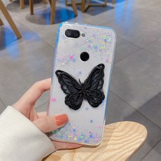 핸드폰케이스 판 여성 M1808E7TG 레이스 나비 XM8YOUTH 럭셔리 M1MI8 MI8LITE트렌드 XIAOM점착고무
