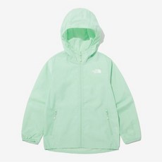 노스페이스 키즈 플러리 윈드 자켓 NJ3LP02TPSG K S FLURRY WIND HOODIE3174438